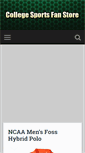 Mobile Screenshot of collegesportsfanstore.com